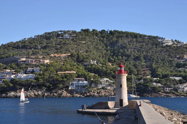 Lighthouse Port 039 Andratx Mallorca — Stock Photo, Image