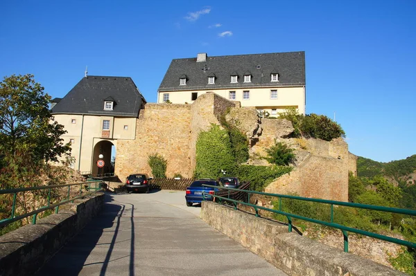 Vue Panoramique Sur Architecture Majestueuse Château Médiéval — Photo