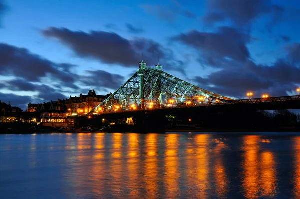 Blue Miracle Dresden Night — Stock Photo, Image