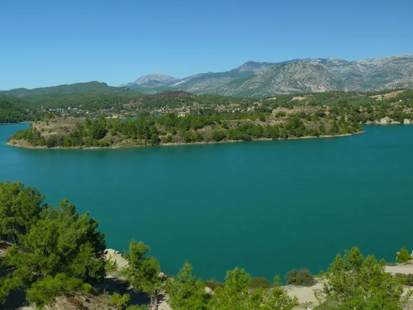 Vista Las Montañas Río — Foto de Stock