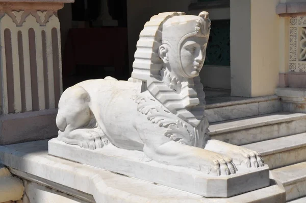 Sphinx Front Moorish Palace Cienfuegos Cuba — Stock Photo, Image