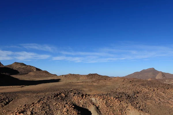 Het Hoggar Gebergte Sahara — Stockfoto