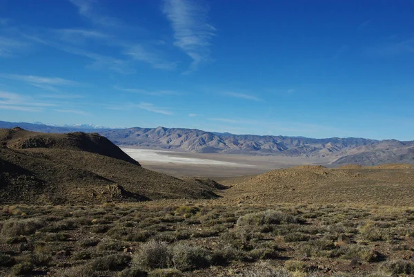 Haut Désert Plaines Salées Chaînes Montagnes Nevada — Photo