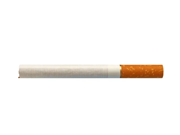 Сигарета Изолированы Белом Фоне — стоковое фото