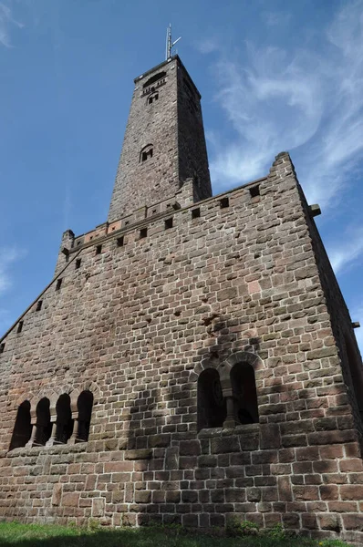 Вежа Бісмарка Біля Каллштадта — стокове фото