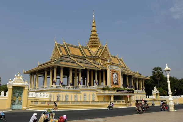 Kungliga Slottet Phnom Penh Kambodja — Stockfoto
