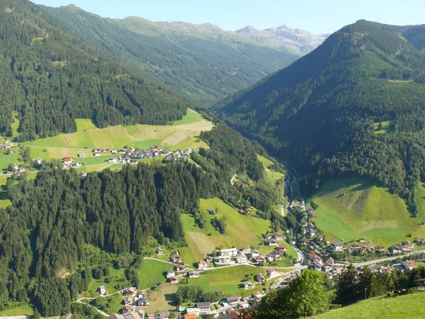 Vista Panoramica Bellissimo Paesaggio Alpino — Foto Stock