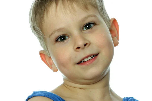 Portrait Cute Little Boy — Stock Photo, Image