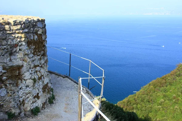 Blick Auf Den Gardasee Von Der Rocca Manerba Manerba Del — Stockfoto