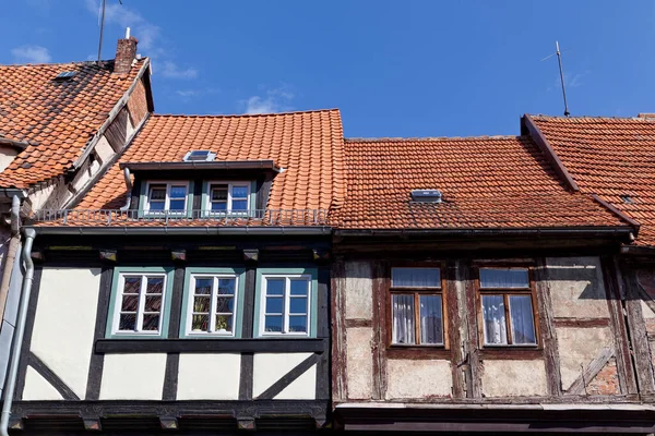 Lista Światowego Dziedzictwa Miasto Quedlinburg Harz — Zdjęcie stockowe