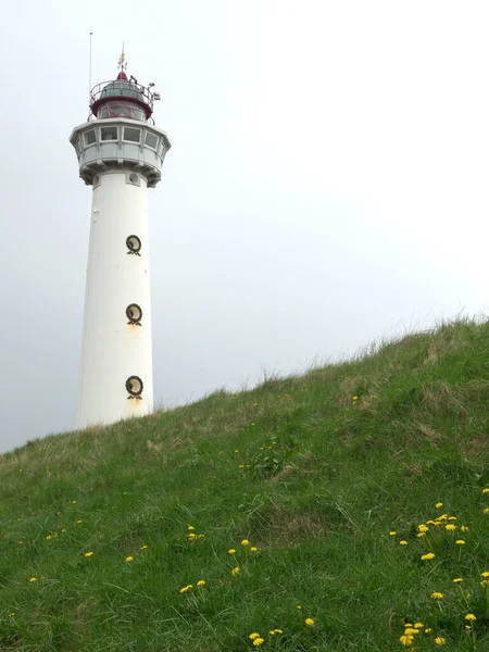 堤防の灯台 — ストック写真