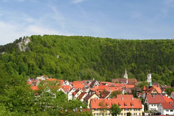 Blaubeuren Egy Város Alb Donau Kerületben Ulm Közelében Baden Wrttemberg — Stock Fotó