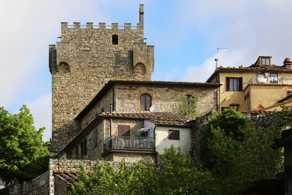 Castellina Fortress Chianti — Stock Photo, Image
