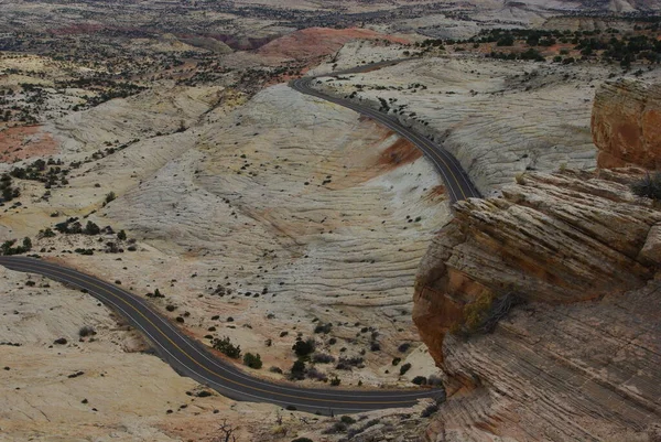 Highway All American Road Utah — стоковое фото