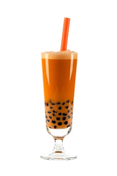 Bubble Tea Vor Weißem Hintergrund — Stockfoto