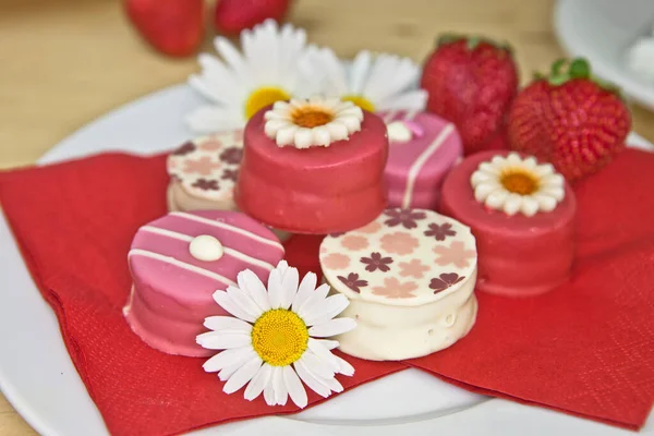 Süßes Dessertessen Cupcake — Stockfoto