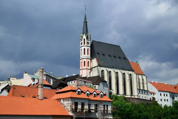 Iglesia San Veit Ciudad Krumlov — Foto de Stock