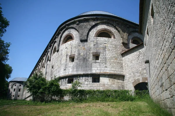 Vue Panoramique Sur Belle Architecture Médiévale Forteresse — Photo