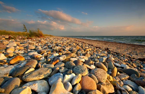 Bellissimo Mare Pietre Sulla Spiaggia — Foto Stock