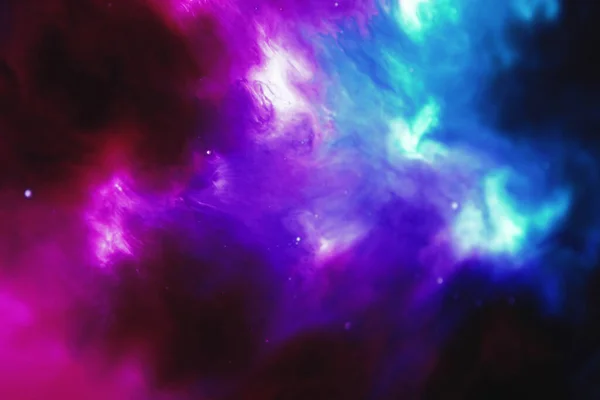 Räumlich Abstrakter Hintergrund Mit Transluzenten Lebendigen Farben Und Salzpartikeln Über — Stockfoto