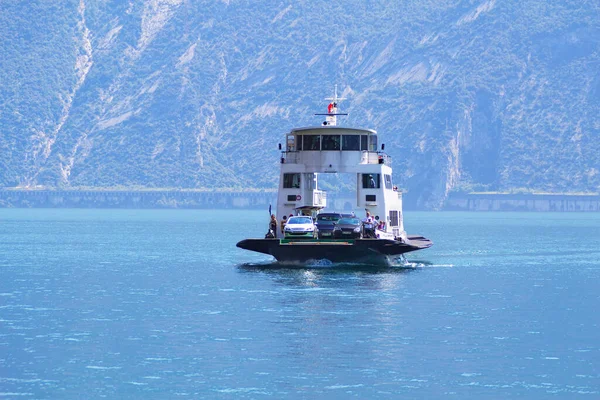 Transbordador Coches Lago Garda — Foto de Stock
