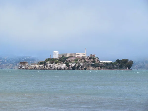 Prigione Alcatraz Sull Isola — Foto Stock