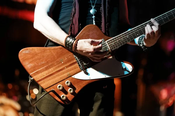 Chitarra Strumento Musicale Corda — Foto Stock