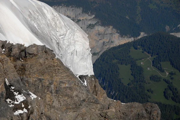 Widok Jungfraujoch Lauterbrunnen — Zdjęcie stockowe