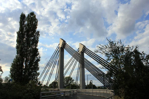 Spittelauer Brücke Über Den Donaukanal — Stockfoto