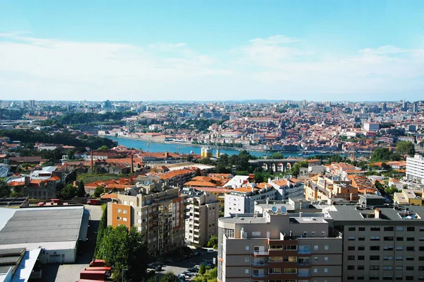 Porto Charmig Stad Belägen Kullarna Vid Douroflodens Mynning Det Ett — Stockfoto