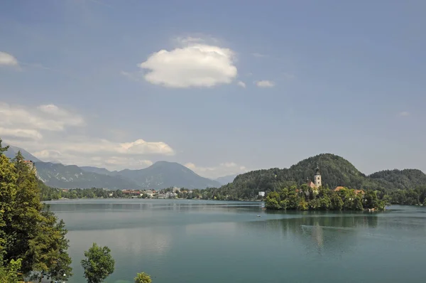 Sangrados Pelo Lago Bled Eslovénia — Fotografia de Stock
