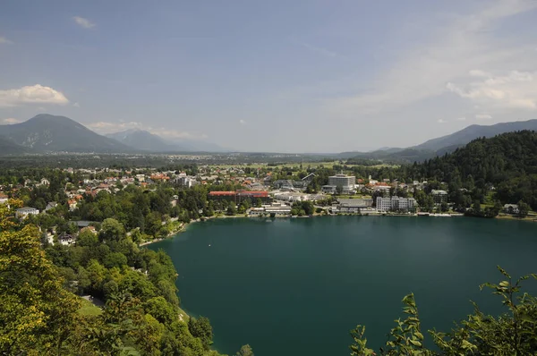 Bled Junto Lago Bled Eslovenia — Foto de Stock