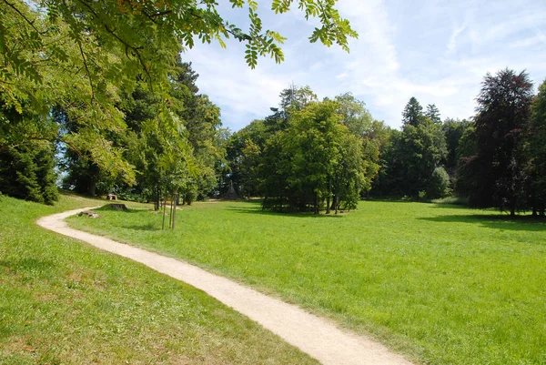 Parque Castillo Lichtenstein — Foto de Stock