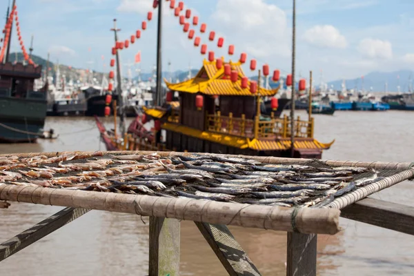Bateau Pêche Chine — Photo