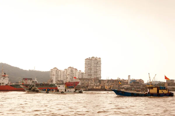 Bateau Pêche Chine — Photo