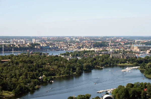 Stockholm Zone Urbaine Peuplée Suède — Photo