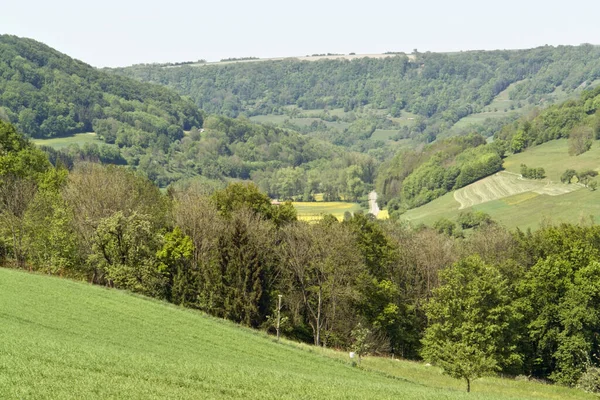 Idyllic Spring Scenery Hohenlohe Southern Germany — Stock Photo, Image