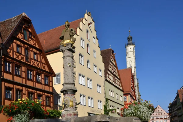 Rothenburg Der Tauber Przewodniczący — Zdjęcie stockowe