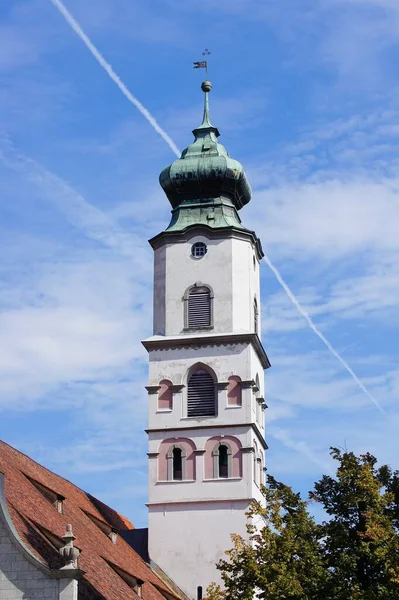 Ευαγγελική Εκκλησία Του Αγίου Στεφάνου Στο Lindau — Φωτογραφία Αρχείου