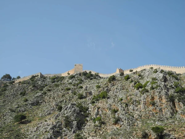 トルコのアランヤ近くの要塞 — ストック写真