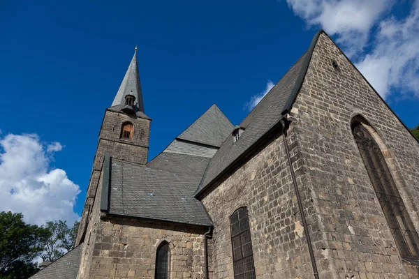 Patrimoine Mondial Ville Quedlinburg Église — Photo