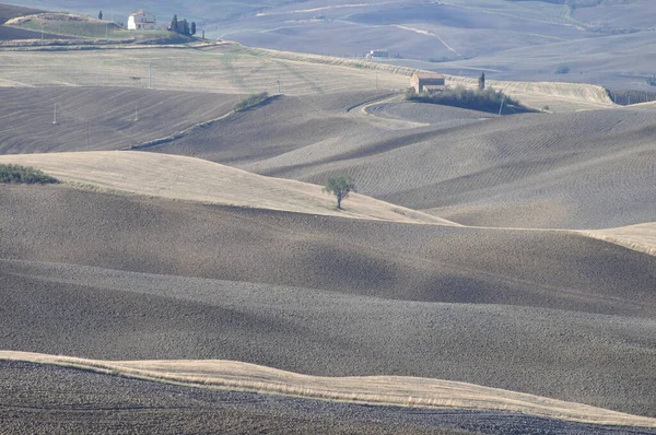 Toscana Landskap Kreta Senesi Toscana — Stockfoto