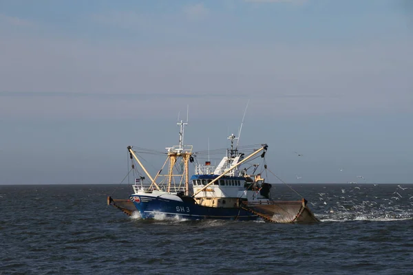 Cortadores Pesca Mar Norte — Fotografia de Stock