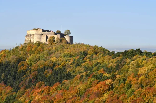 Vista Panorámica Majestuosa Arquitectura Medieval Del Castillo —  Fotos de Stock