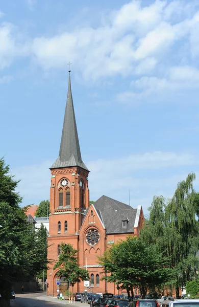 Sankt Marien Kostel Flensburgu — Stock fotografie
