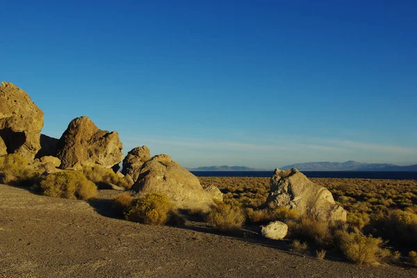 Pyramid Lake Nevada Auf Dem Hintergrund Der Natur — Stockfoto