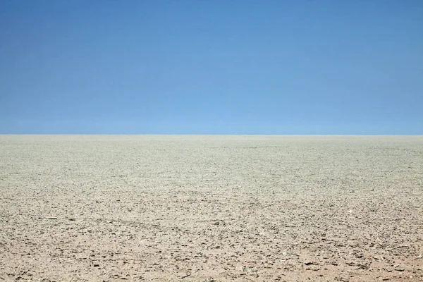 Krajobraz Słonego Jeziora Pustyni — Zdjęcie stockowe