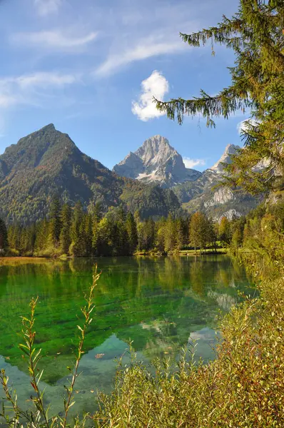 Vista Panorâmica Bela Paisagem Alpes — Fotografia de Stock