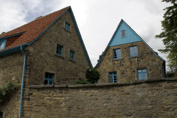 Utsikt Över Den Gamla Staden Staden Rothenburg Der Tauber Tyskland — Stockfoto
