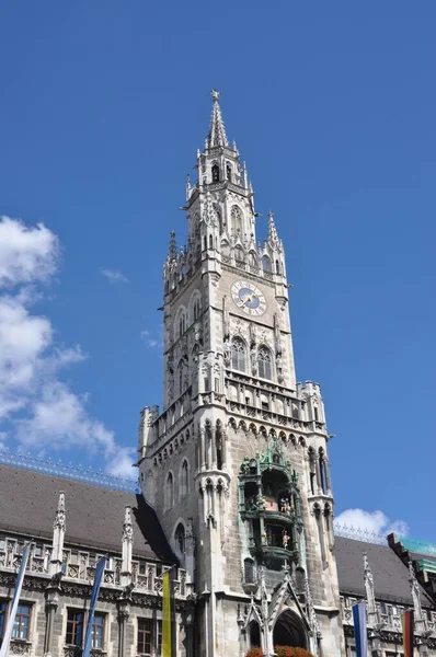 Town Hall Tower Munich — Stock Photo, Image